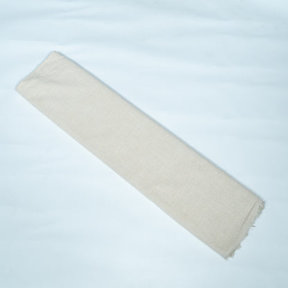Off White Cotton Slub Fabric | SKU: JDD-172