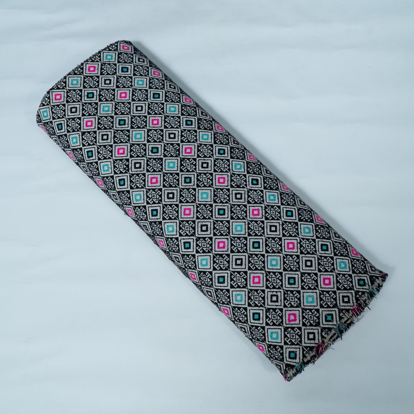 Multi Colors Cotton Jacquard Fabric | SKU: JDD-173