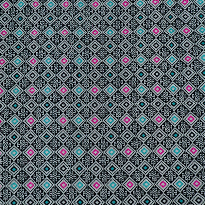 Multi Colors Cotton Jacquard Fabric | SKU: JDD-173