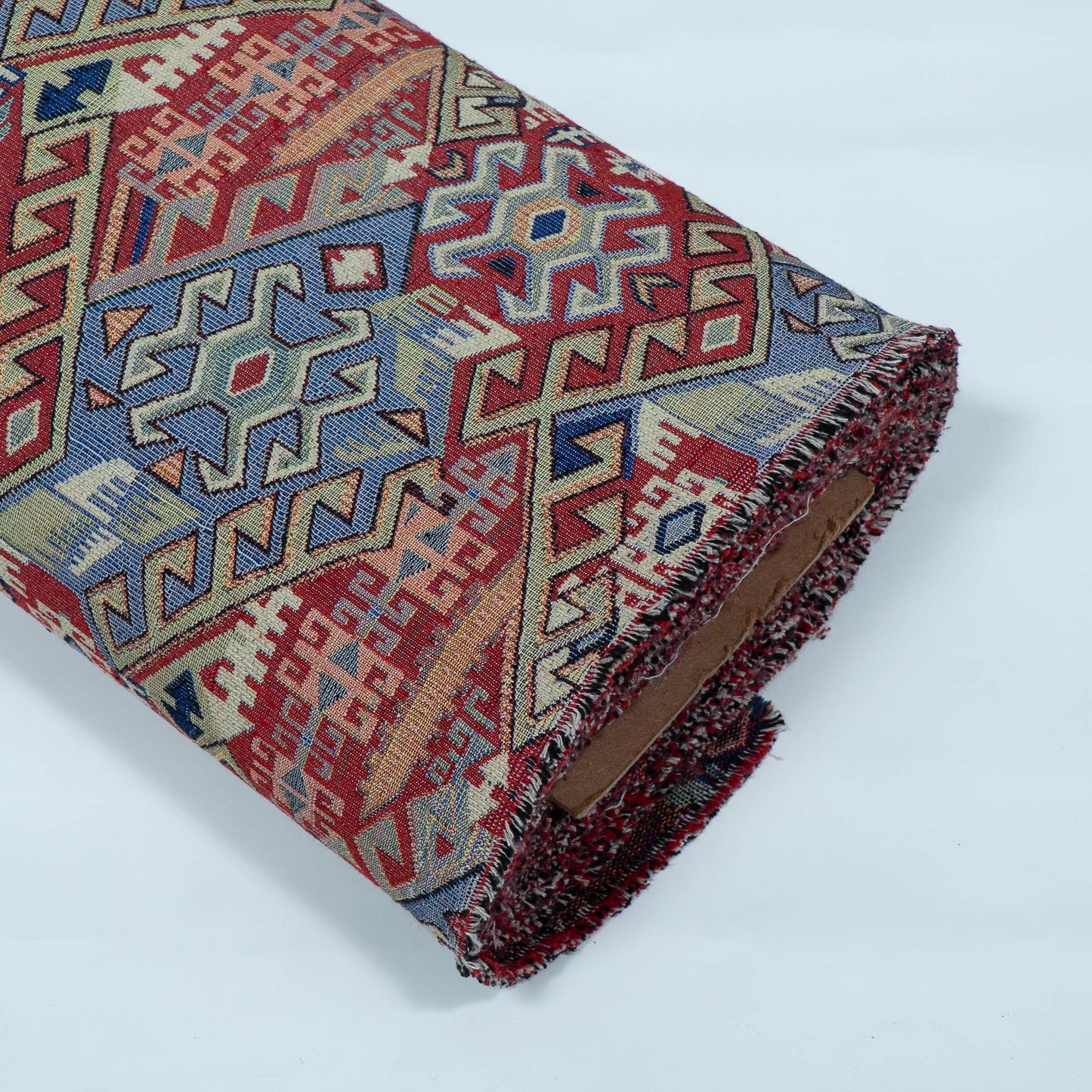 Multicolor Geometric Design Cotton Blend Jacquard | SKU: JDD-186