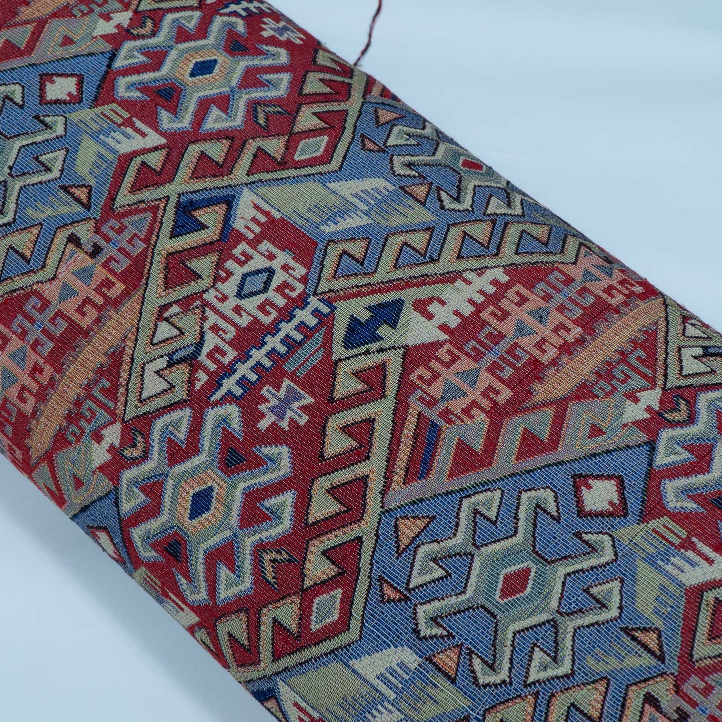 Multicolor Geometric Design Cotton Blend Jacquard | SKU: JDD-186