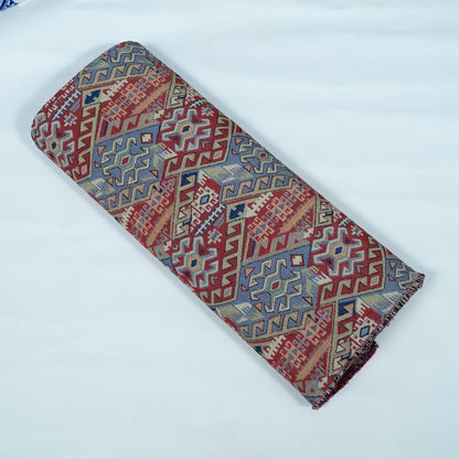 Multicolor Geometric Design Cotton Blend Jacquard | SKU: JDD-186