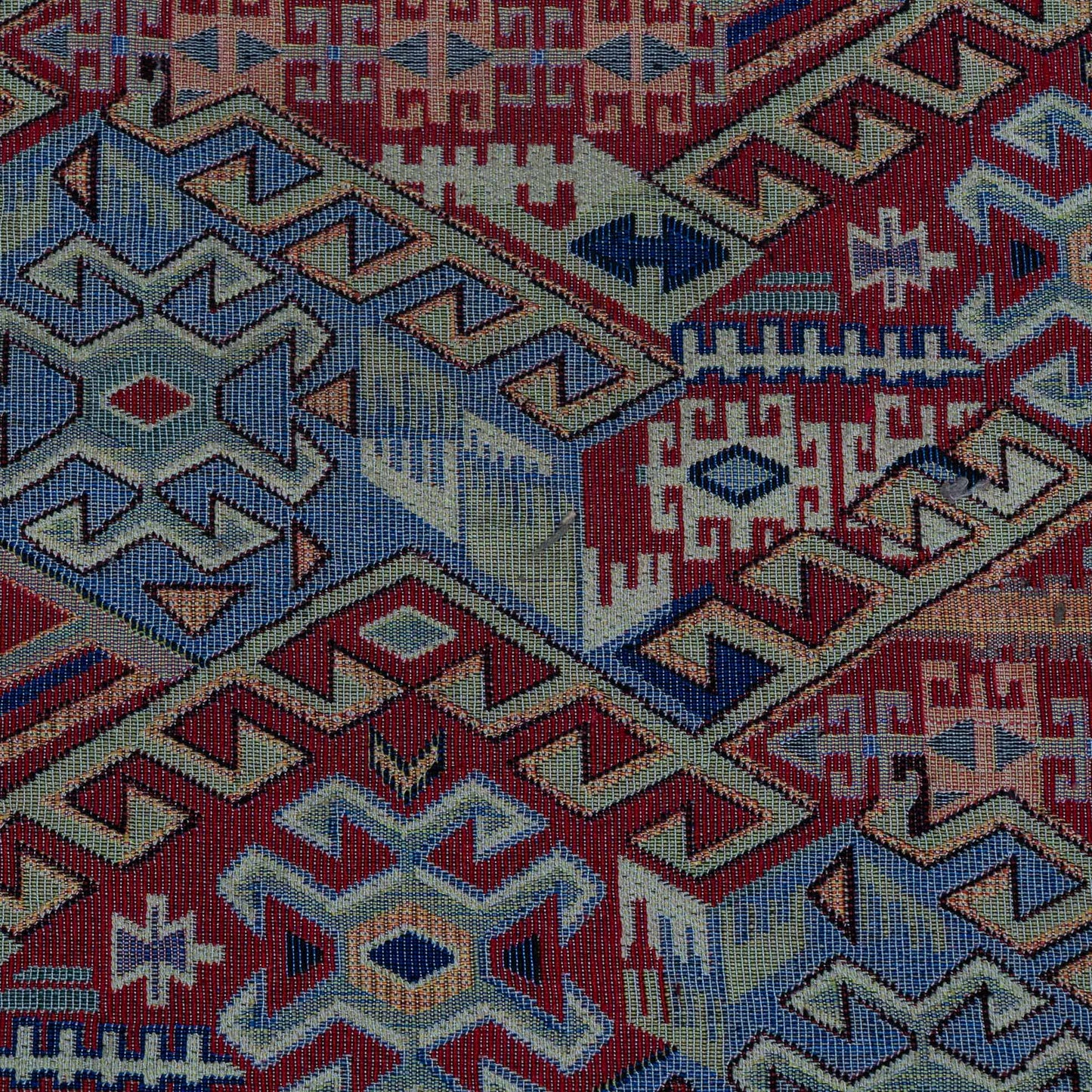 Multicolor Geometric Design Cotton Blend Jacquard | SKU: JDD-186