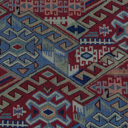 Multicolor Geometric Design Cotton Blend Jacquard | SKU: JDD-186