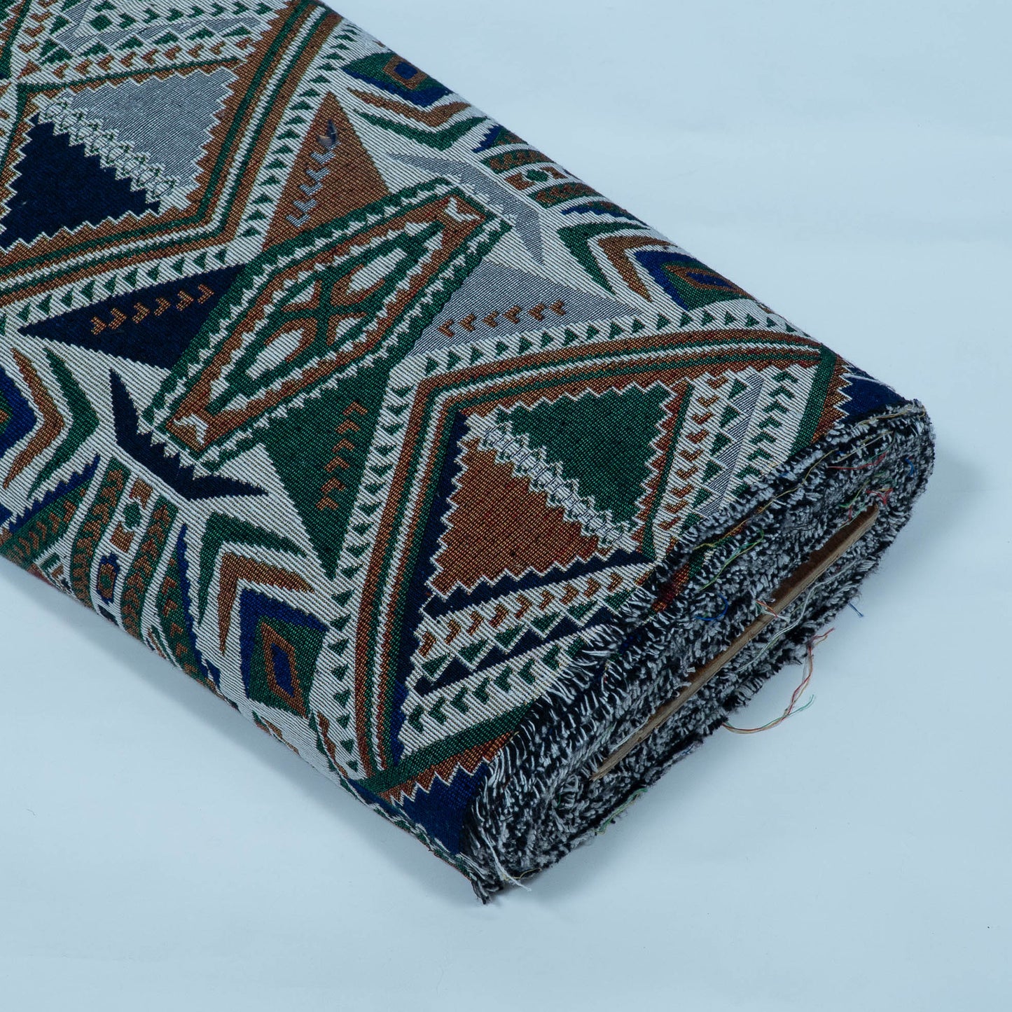 Multicolor Geometric Design Cotton Blend Jacquard | SKU: JDD-227