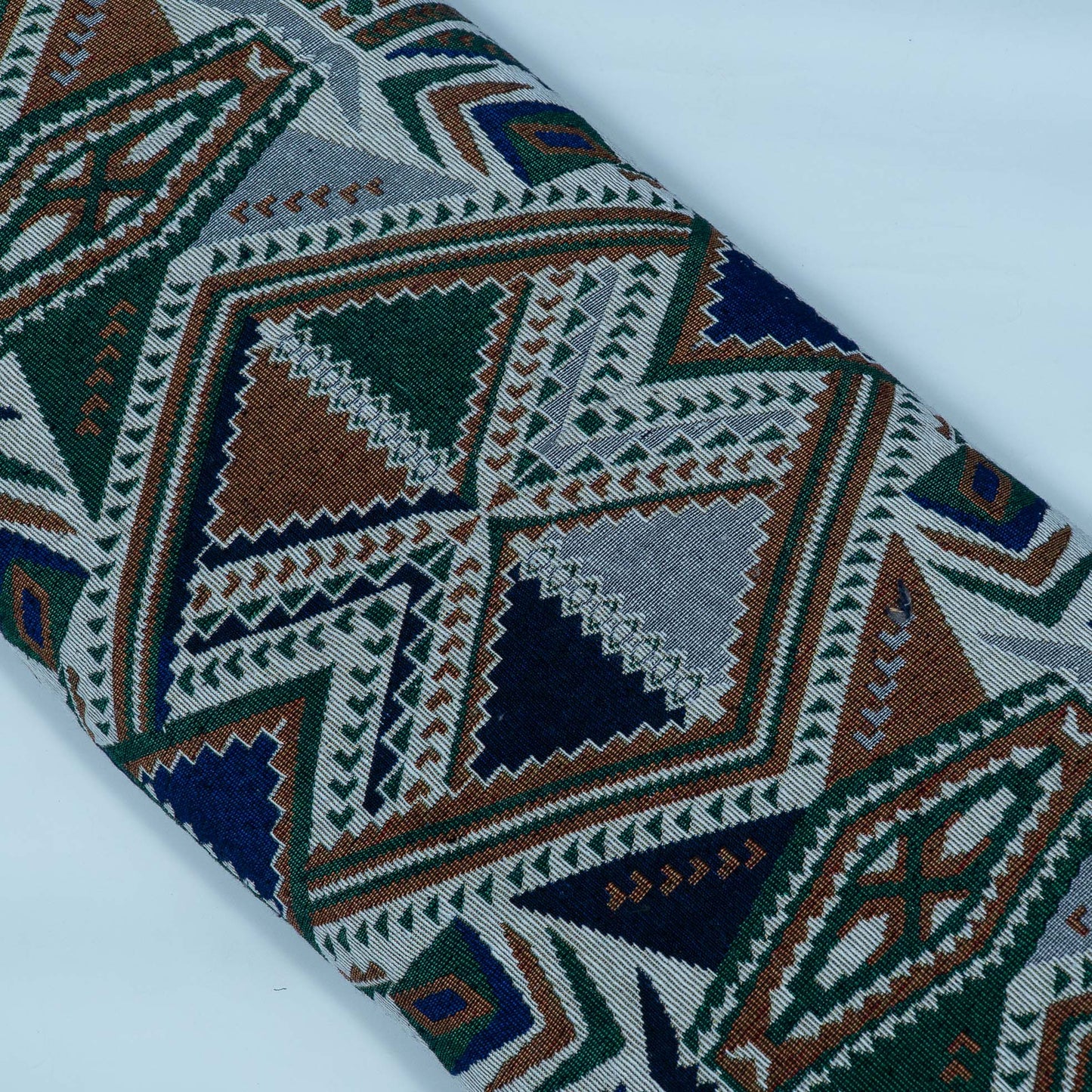 Multicolor Geometric Design Cotton Blend Jacquard | SKU: JDD-227
