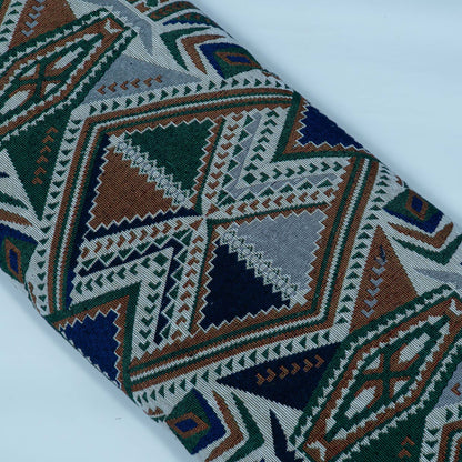 Multicolor Geometric Design Cotton Blend Jacquard | SKU: JDD-227