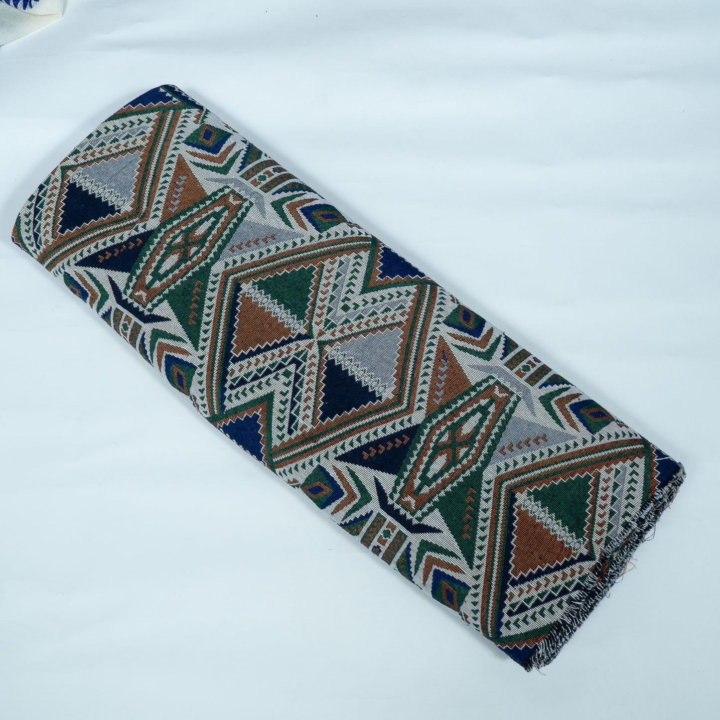 Multicolor Geometric Design Cotton Blend Jacquard | SKU: JDD-227