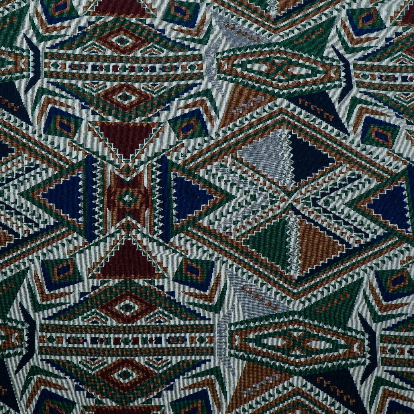 Multicolor Geometric Design Cotton Blend Jacquard | SKU: JDD-227