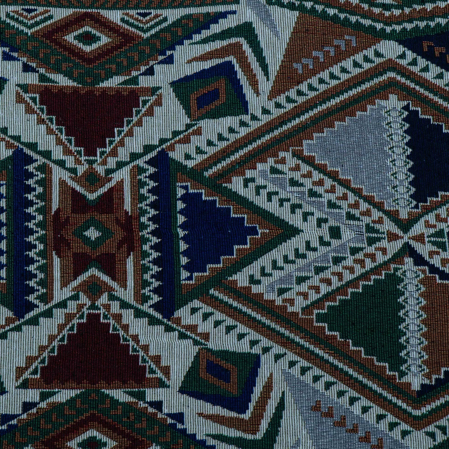 Multicolor Geometric Design Cotton Blend Jacquard | SKU: JDD-227
