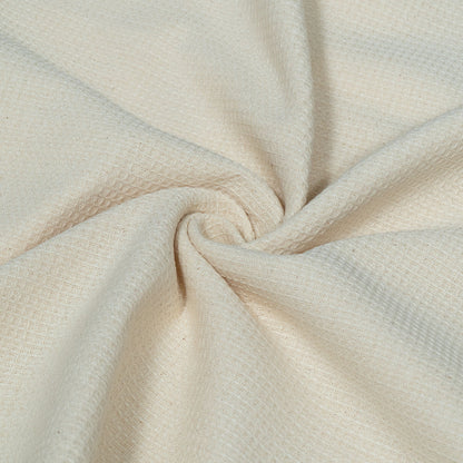 Off White Dyeable Cotton Jacquard | SKU: JDD-257