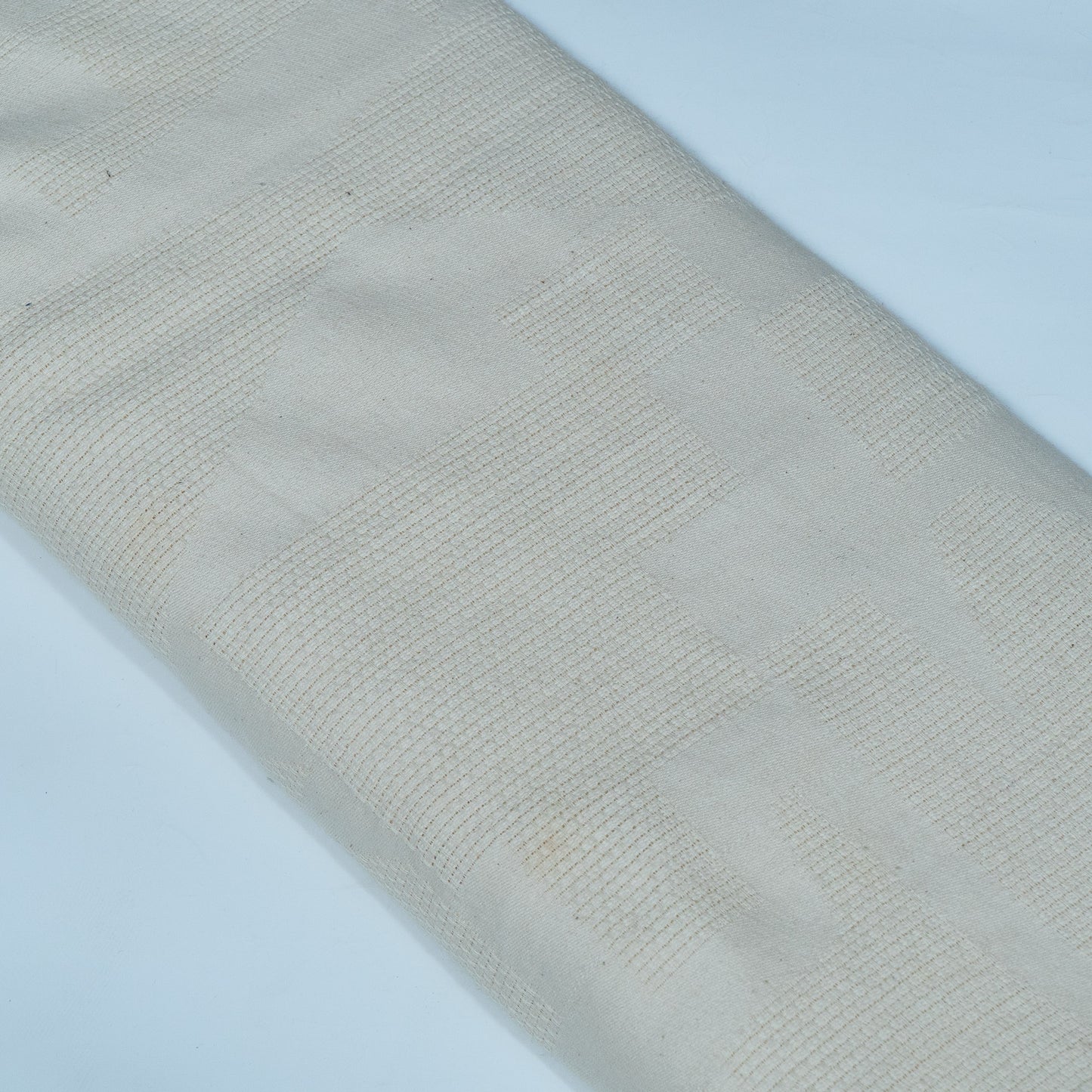 Off White Dyeable Cotton Jacquard | SKU: JDD-266