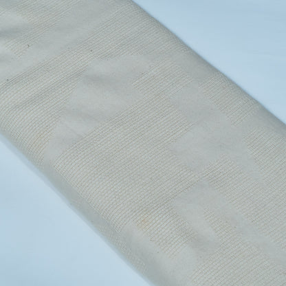 Off White Dyeable Cotton Jacquard | SKU: JDD-266