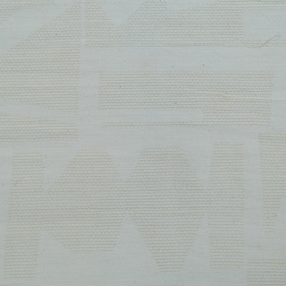 Off White Dyeable Cotton Jacquard | SKU: JDD-266