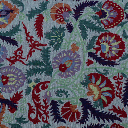 Multicolor Floral Cotton Blend Jacquard | SKU: JDD-303