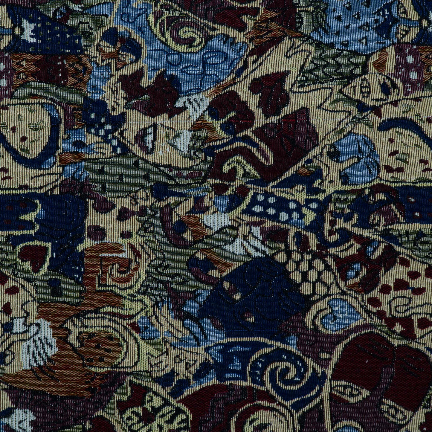 Multicolor Design Cotton Blend Jacquard | SKU: JDD-310