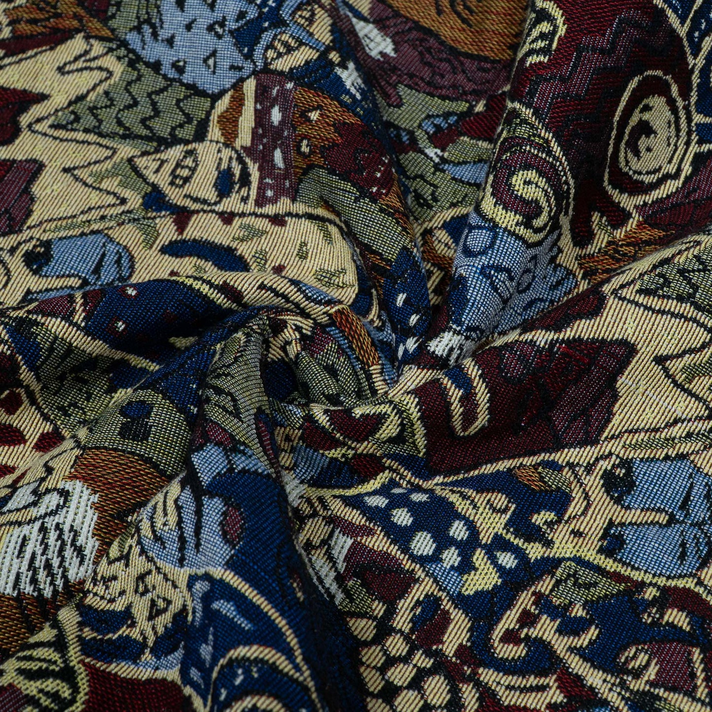 Multicolor Design Cotton Blend Jacquard | SKU: JDD-310