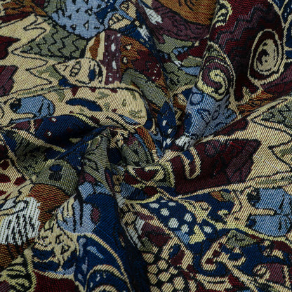 Multicolor Design Cotton Blend Jacquard | SKU: JDD-310