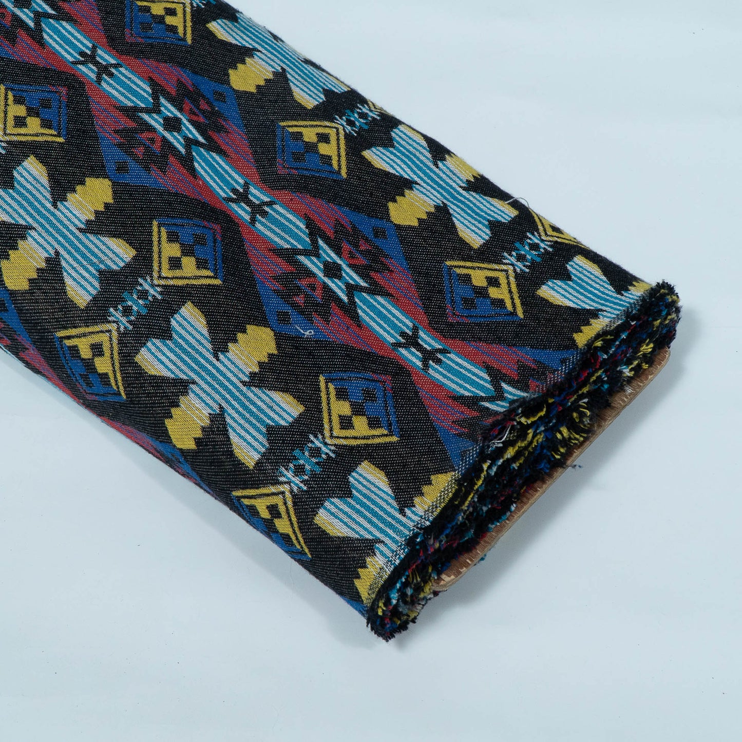 Multicolor Abstract Design Cotton Blend Jacquard | SKU : JDD-313