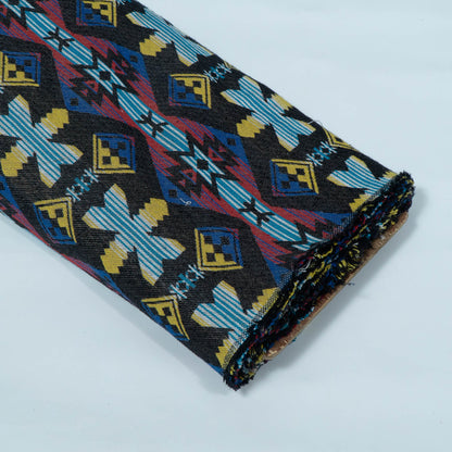 Multicolor Abstract Design Cotton Blend Jacquard | SKU : JDD-313
