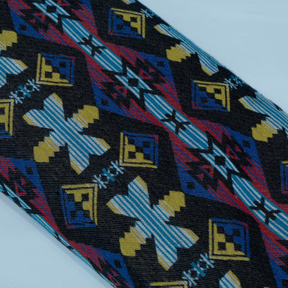 Multicolor Abstract Design Cotton Blend Jacquard | SKU : JDD-313