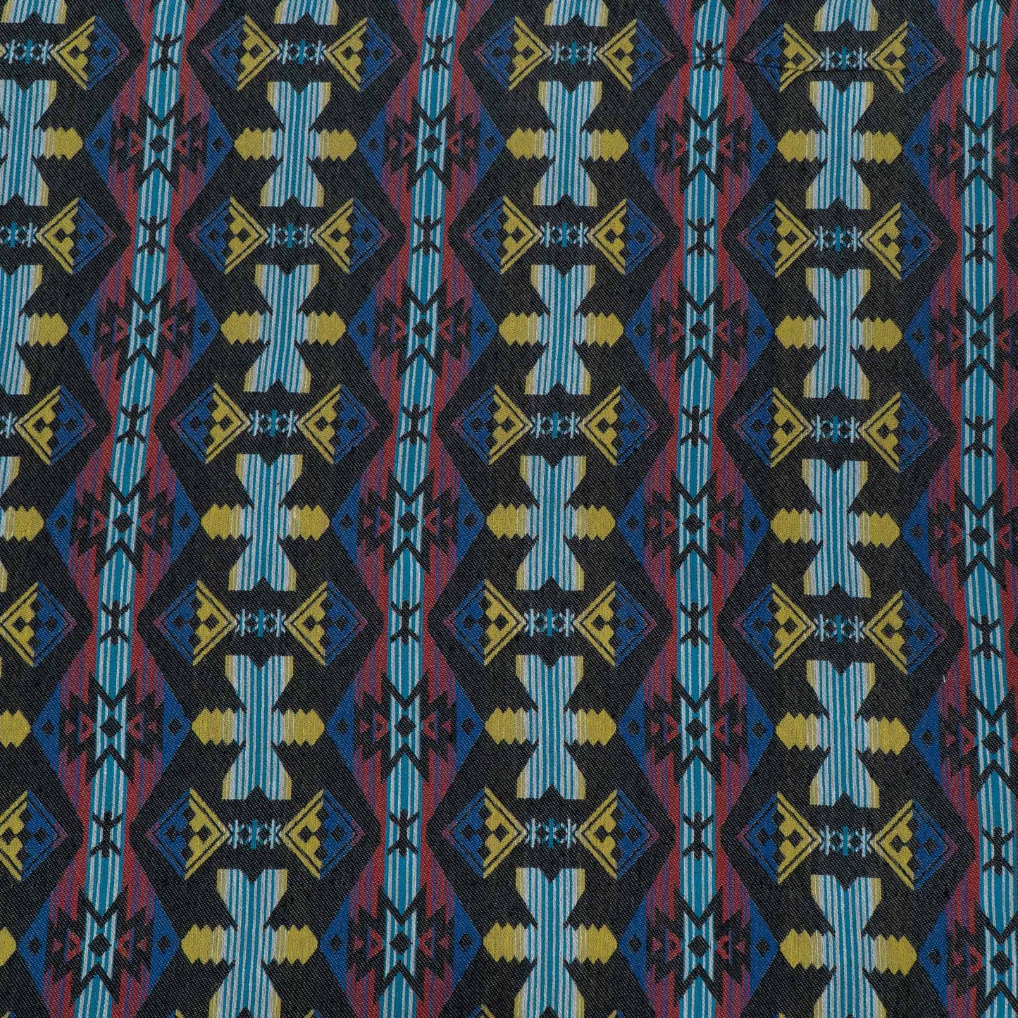 Multicolor Abstract Design Cotton Blend Jacquard | SKU : JDD-313