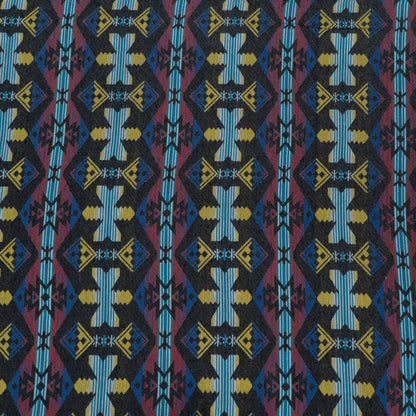 Multicolor Abstract Design Cotton Blend Jacquard | SKU : JDD-313