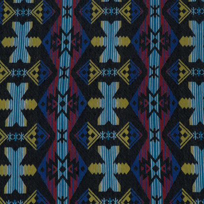 Multicolor Abstract Design Cotton Blend Jacquard | SKU : JDD-313