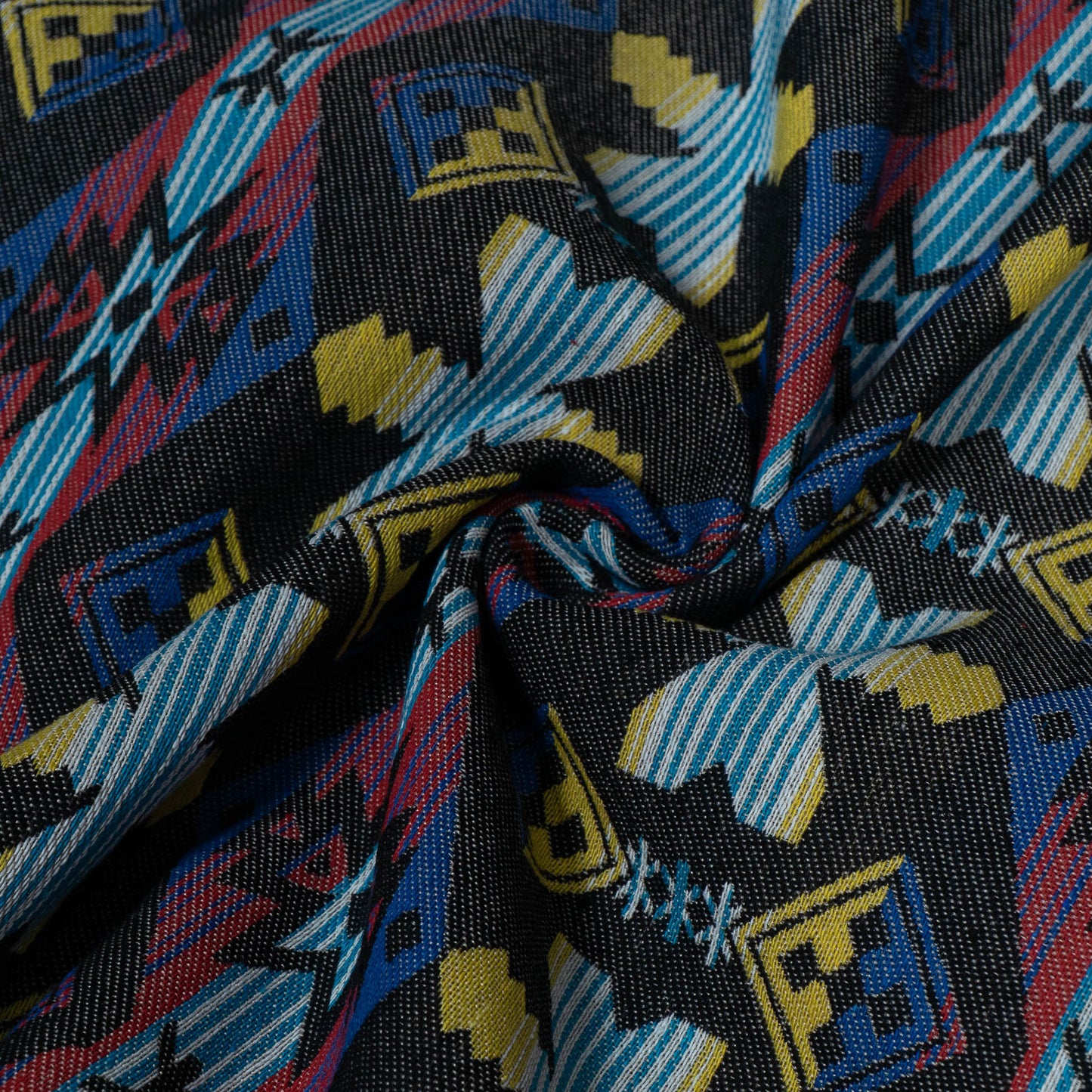 Multicolor Abstract Design Cotton Blend Jacquard | SKU : JDD-313