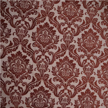 Brown & Beige Cotton Velvet Blend Jacquard | SKU: JDD-330