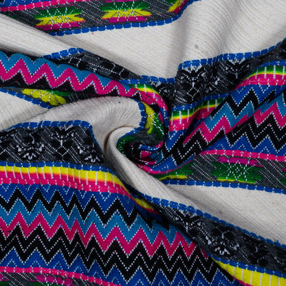 Multicolor Cotton Arcylic Jacquard | SKU: JDD-349