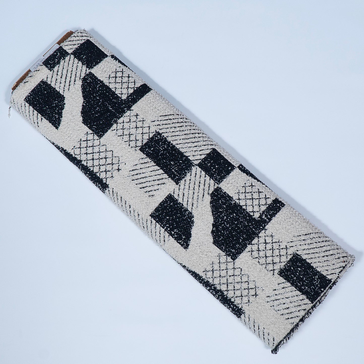 Black & White Geomtric Design Cotton Jacquard (Sku: JDD-357)