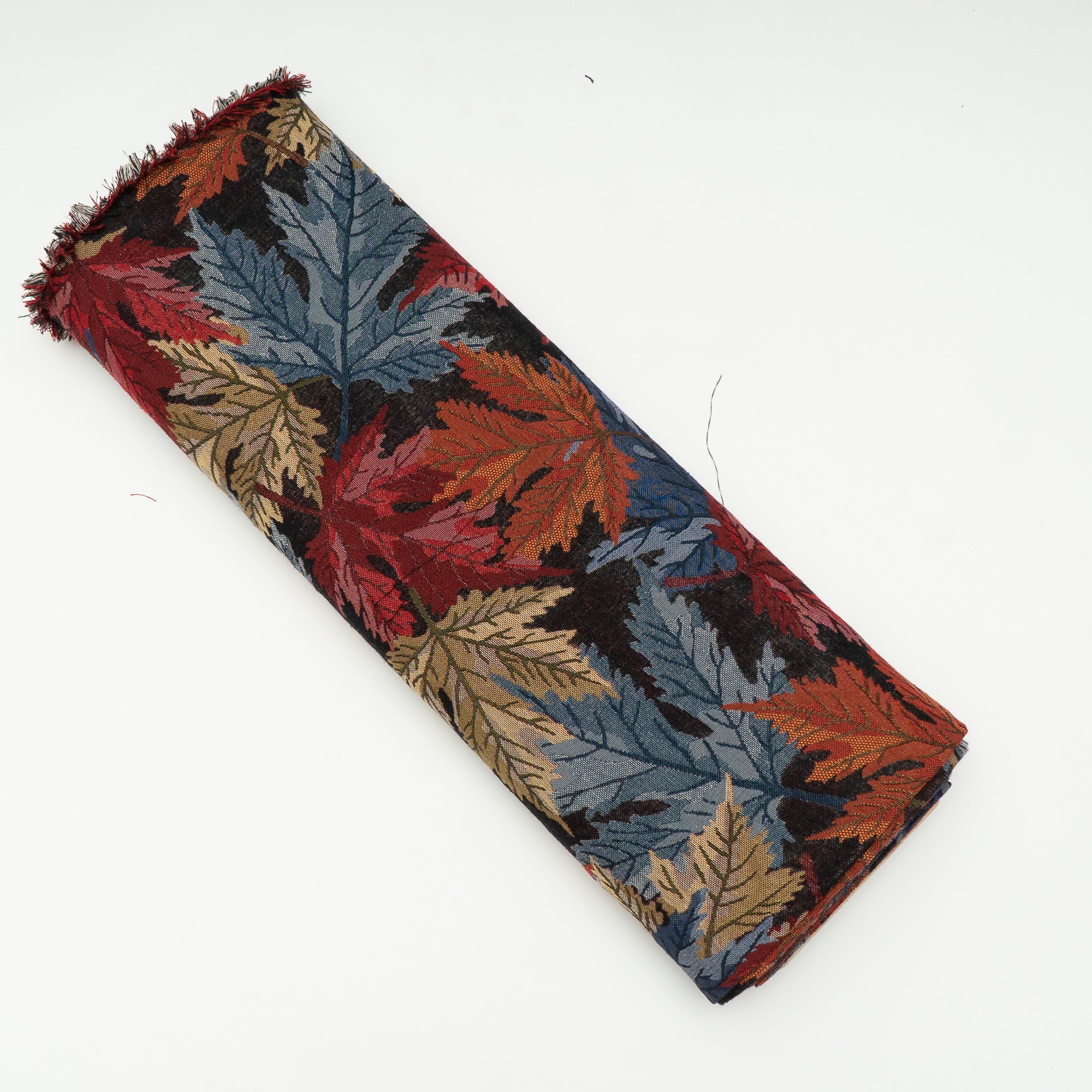 Multicolor Leaf Design Cotton Blend Jacquard (SKU: JDD-377)
