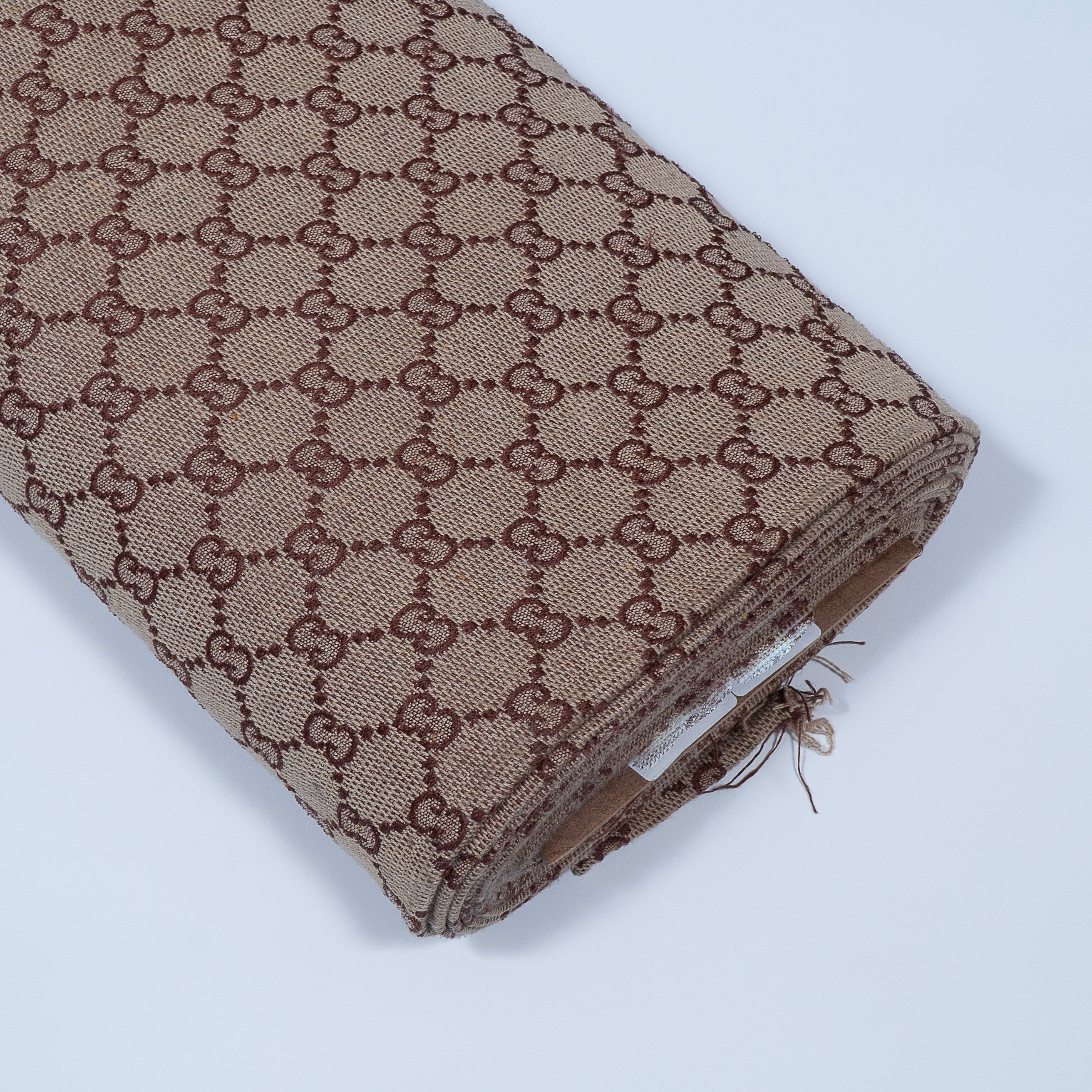 Brown Texture Cotton Blend Jacquard (Sku: JDD-388)