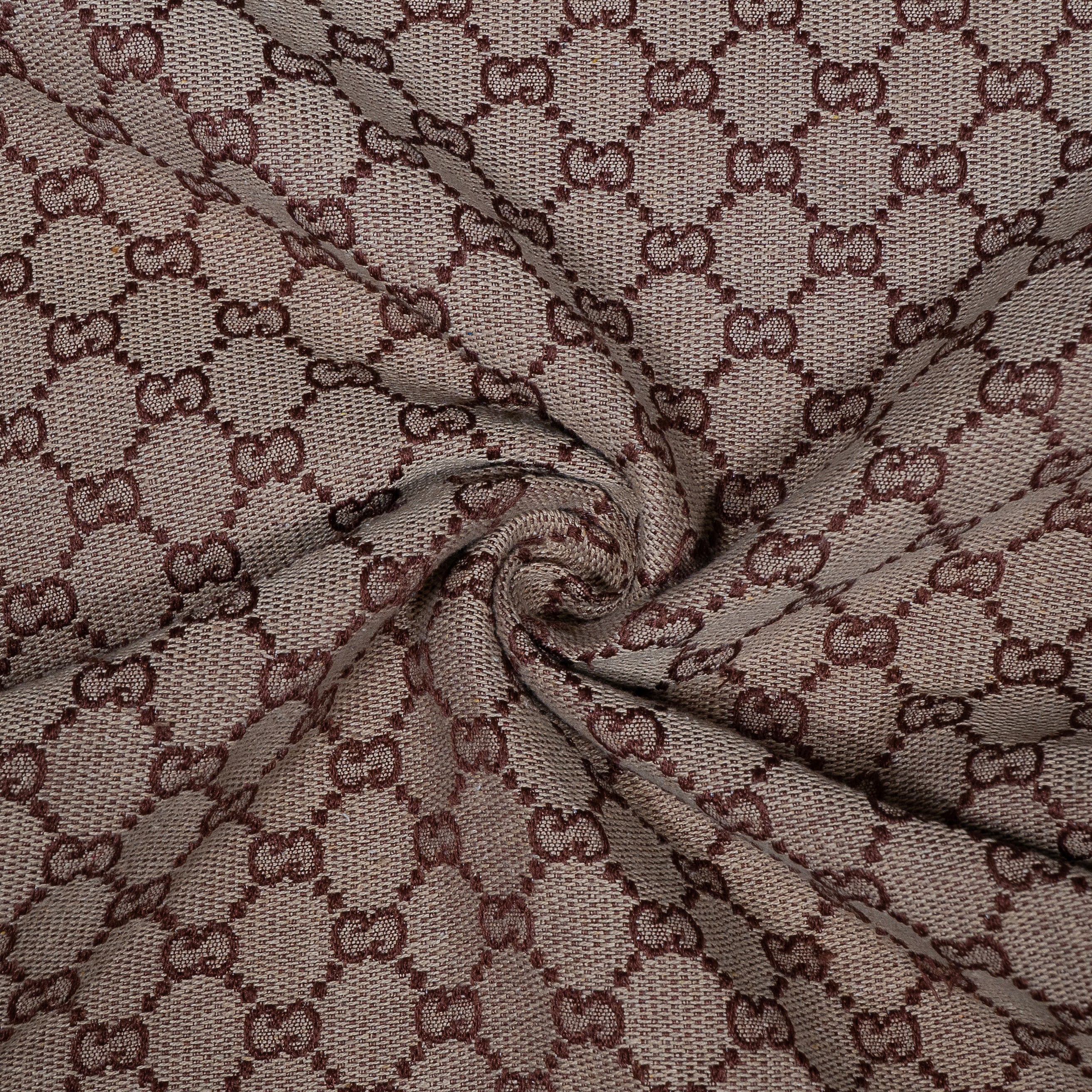 Brown Texture Cotton Blend Jacquard (Sku: JDD-388)