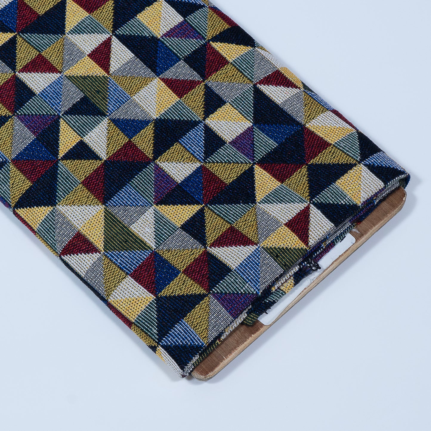 Multicolor Cotton Blend Geometric Design Jacquard  (Sku: JDD-389)