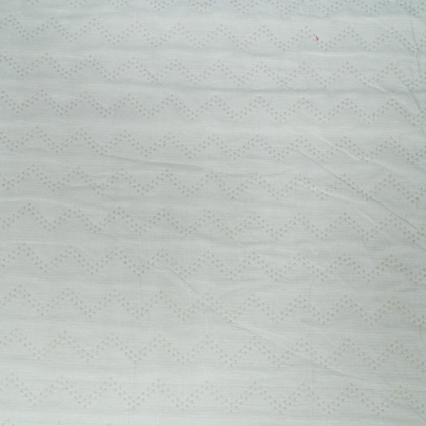 Off White Chevron Design Dyeable Cotton Jacquard | SKU: JDD-390