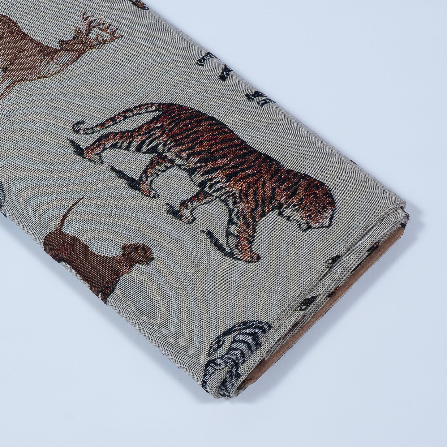 Grey Color Animal Design Cotton Jacquard  (Sku: JDD-393)