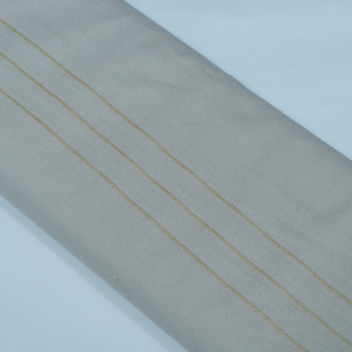 Off White Textured Dyeable Cotton Fabric | SKU : JDD-395