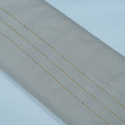 Off White Textured Dyeable Cotton Fabric | SKU : JDD-395