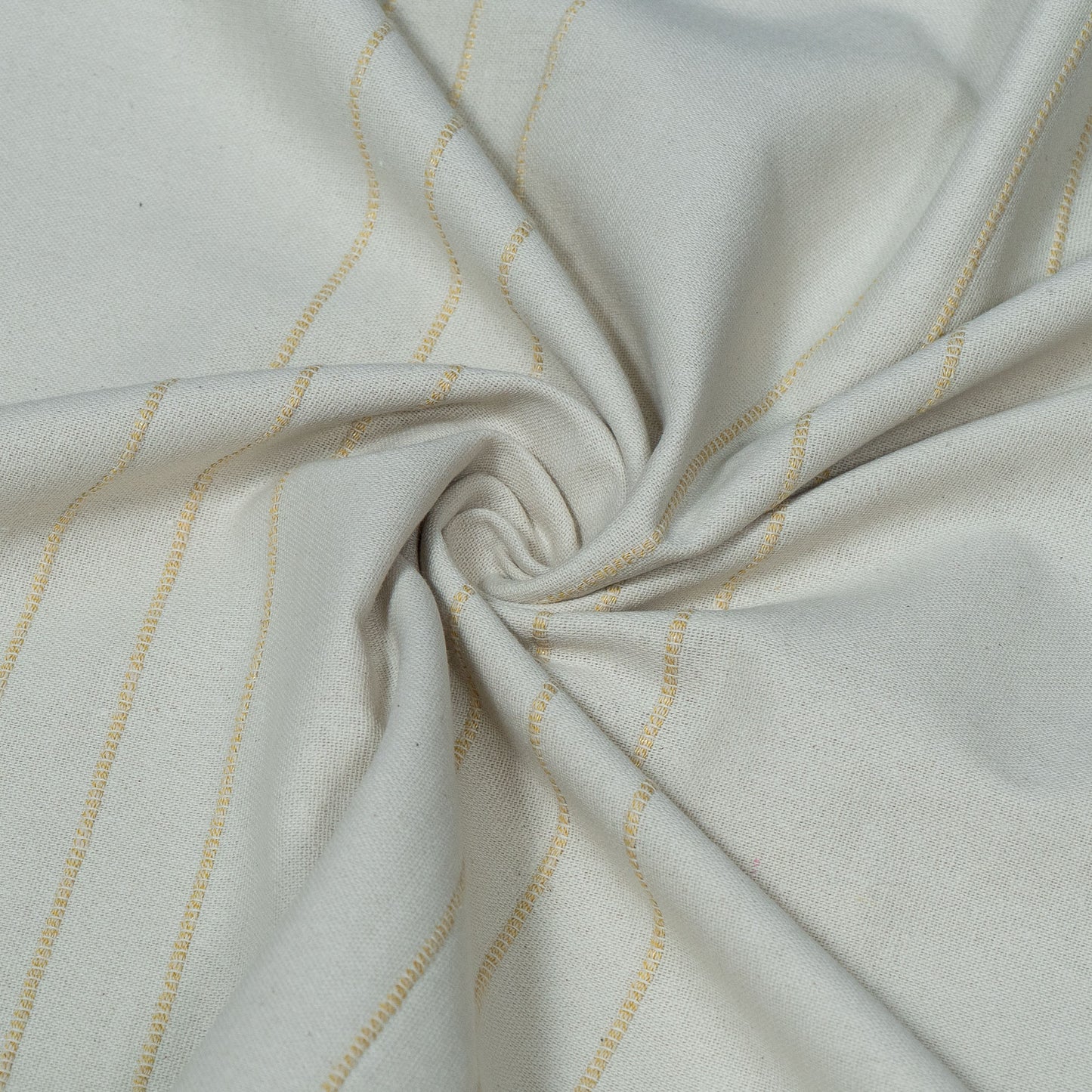 Off White Textured Dyeable Cotton Fabric | SKU : JDD-395