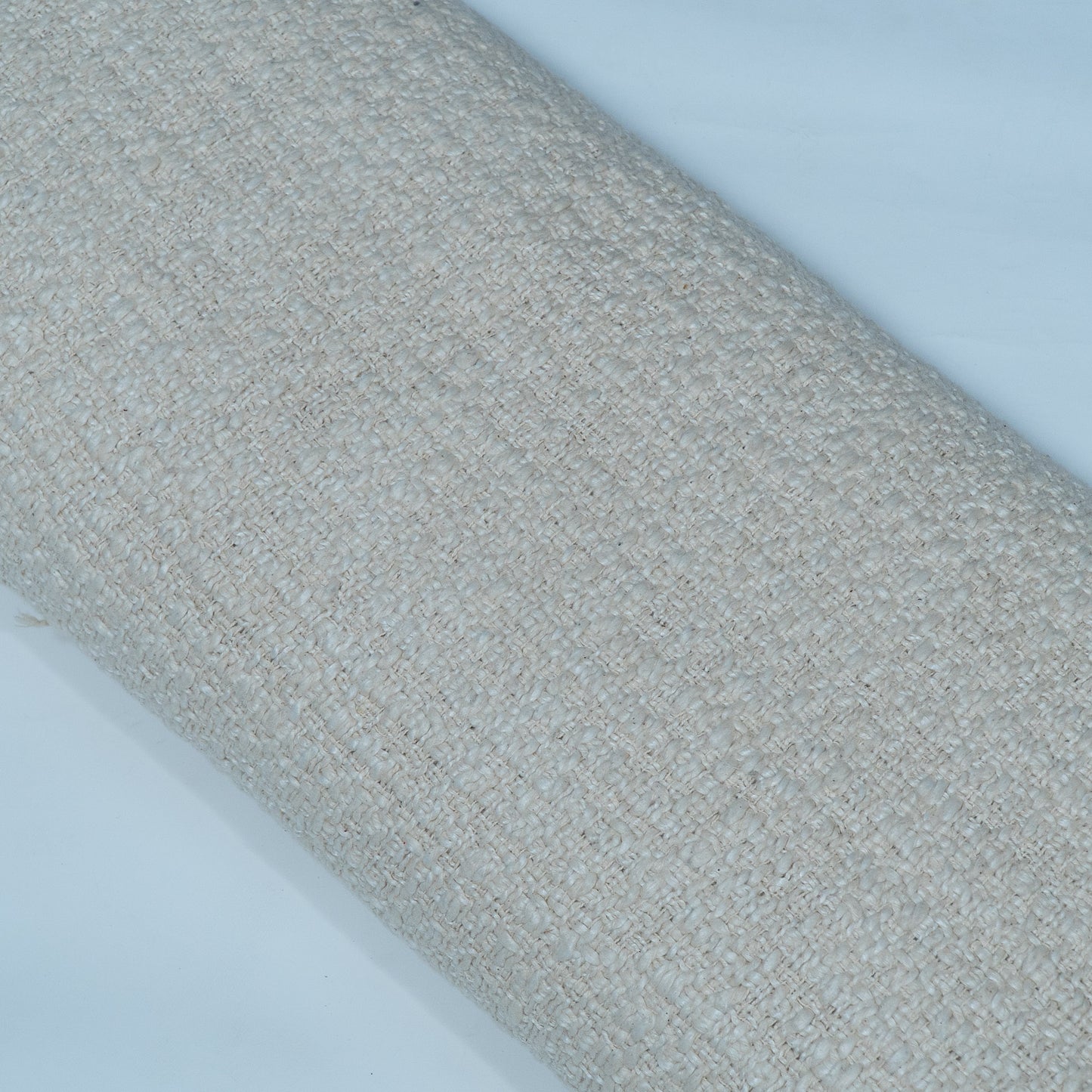 Off White Textured Dyeable Cotton Blend Jacquard | SKU : JDD-396