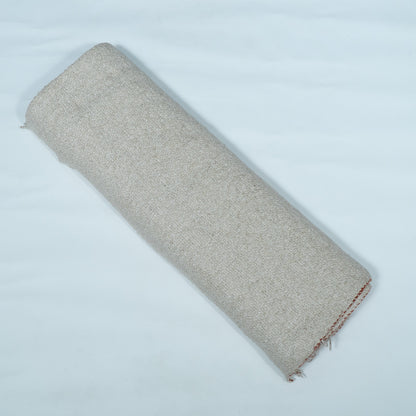 Off White Textured Dyeable Cotton Blend Jacquard | SKU : JDD-397