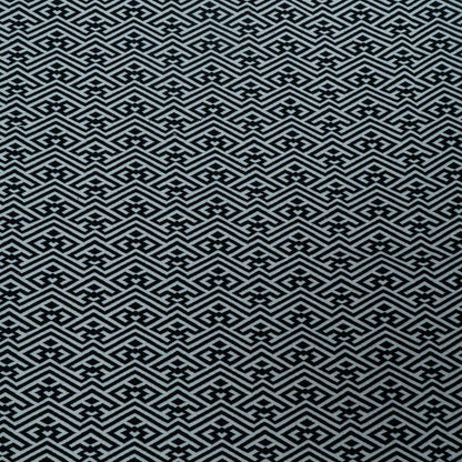 Black & White Abstract Cotton Blend Jacquard | SKU : JDD-39