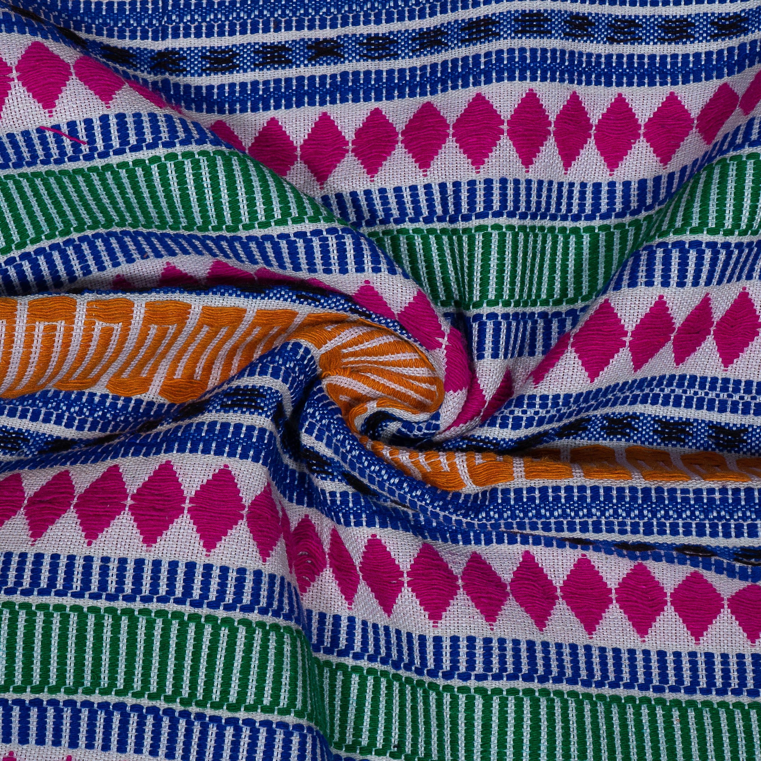 Multicolor Cotton Acrylic Jacquard (Sku: JDD-410)