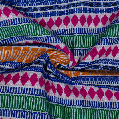 Multicolor Cotton Acrylic Jacquard | SKU: JDD-410