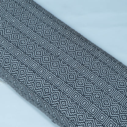 Black & White Abstract Design Cotton Blend Jacquard | SKU: JDD-414