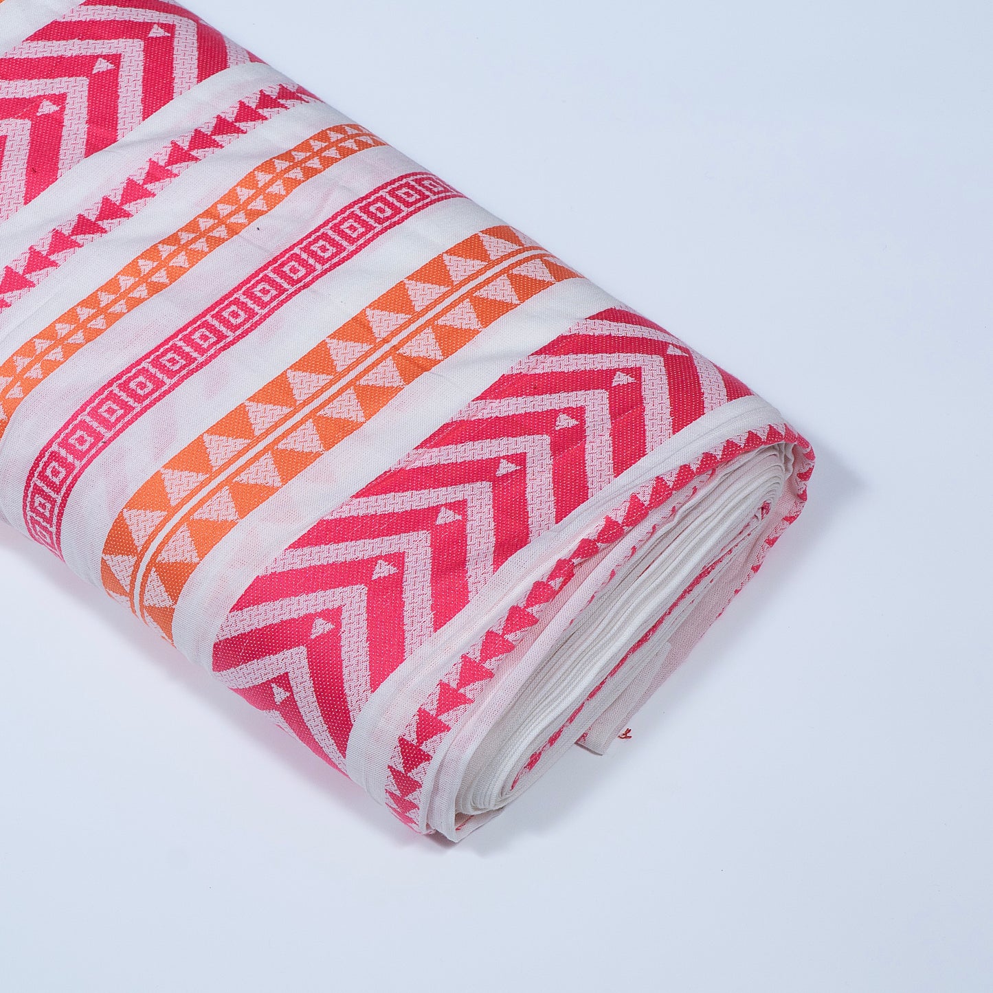 Multicolor Geometric Design Cotton Jacquard (Sku: JDD-415)