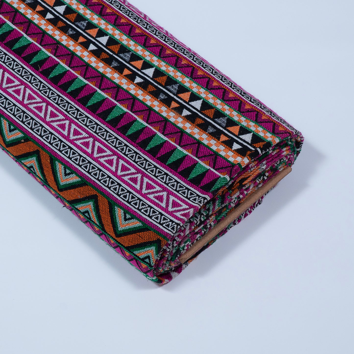 Multicolor Geometric Design Cotton Blend Jacquard (Sku: JDD-418)