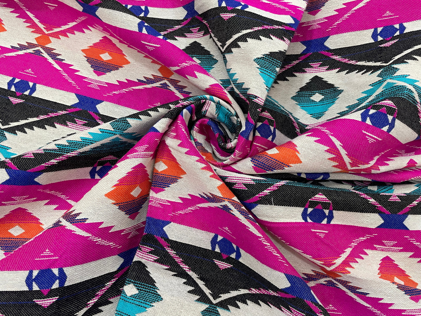 Multi Cotton Jacquard Fabric (Sku: JDD-419)